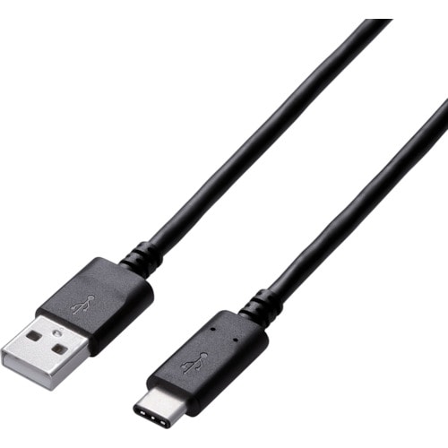 トラスコ中山 エレコム USB2.0ケーブル A-Cタイプ 認証品 3A出力 3.0m（ご注文単位1本）【直送品】