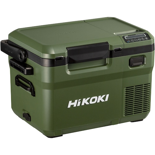 トラスコ中山 HiKOKI 18V-14.4V コードレス冷温庫コンパクトサイズ10.5L フォレストグリーン マルチボルトセット品（ご注文単位 1台）【直送品】