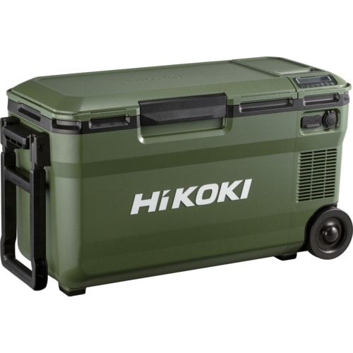 トラスコ中山 HiKOKI 18V－14.4V コードレス冷温庫 超大容量サイズ36L フォレストグリーン マルチボルトセット品 565-6901  (ご注文単位1台) 【直送品】