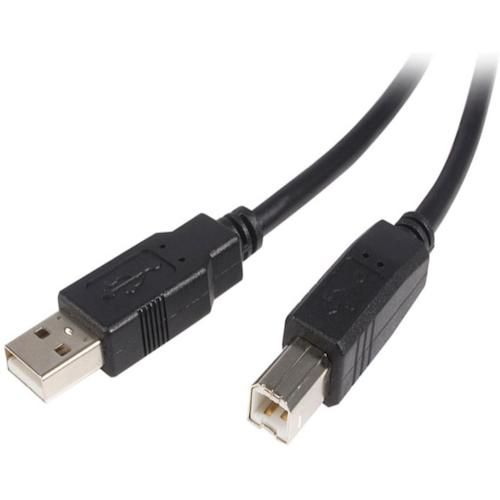 トラスコ中山 スターテック USB 2.0ケーブル／3m／Type－A － Type－B／480Mbps／オス－オス／ブラック／タイプA － B 539-1264  (ご注文単位1袋) 【直送品】