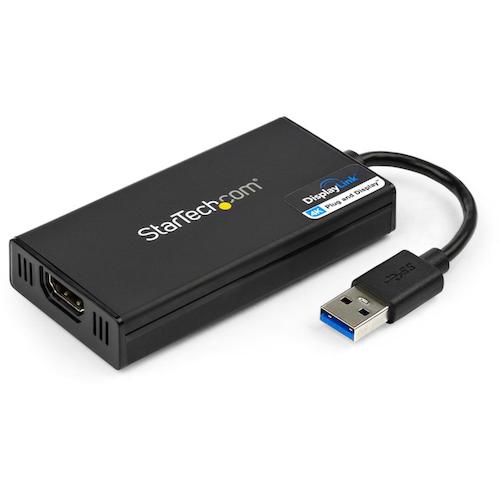 トラスコ中山 スターテック ディスプレイアダプター/USB-A - HDMI/USB 3.0/4K30Hz/Win ＆ Mac（ご注文単位 1箱）【直送品】