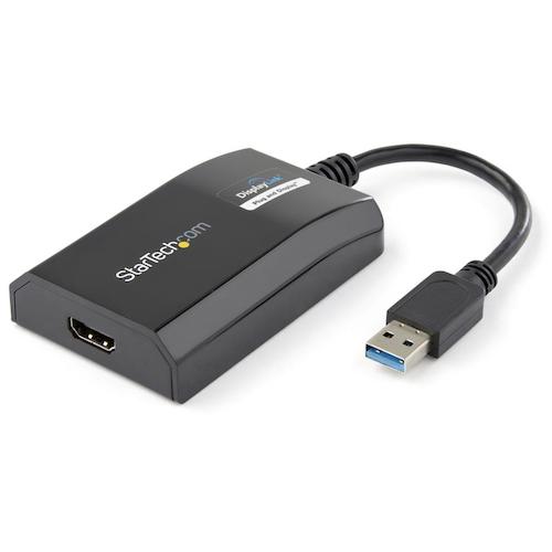 トラスコ中山 スターテック ディスプレイアダプター／USB 3.0 Type－A － HDMI／1080p／ビデオ 変換 コンバーター 538-9734  (ご注文単位1箱) 【直送品】