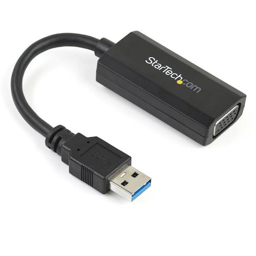 トラスコ中山 スターテック ディスプレイアダプター/USB-A - VGA/USB 3.0/Win ＆ Linux対応（ご注文単位 1袋）【直送品】