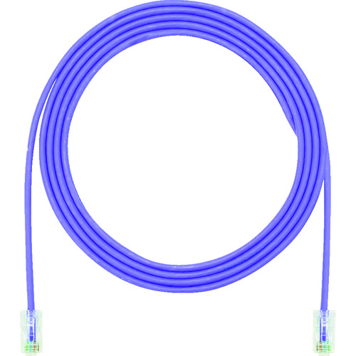 トラスコ中山 パンドウイット カテゴリ5E細径パッチコード 3m 紫 UTP28CH3MVL（ご注文単位 1本）【直送品】