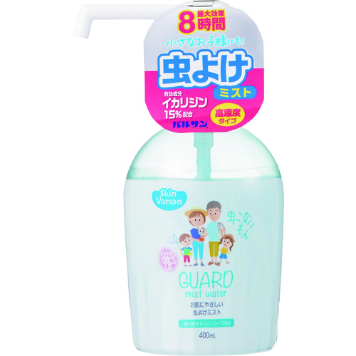 トラスコ中山 レック 防虫用品 スキンバルサン ガードミストウォーター 400ml 206-8106  (ご注文単位1個) 【直送品】