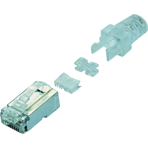 トラスコ中山 コーニング Cat6 RJ45モジュラープラグ (100個入)　835-4823（ご注文単位 1箱）【直送品】