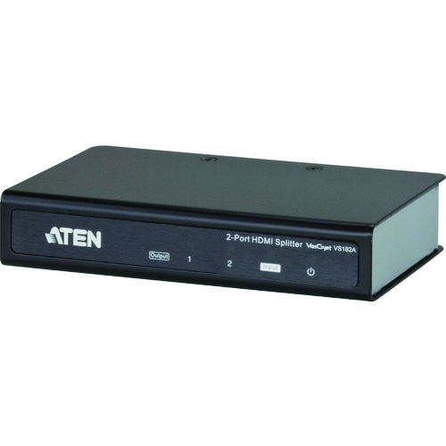 トラスコ中山 ATEN ビデオ分配器 HDMI / 1入力 / 2出力 / 4K対応（ご注文単位 1台）【直送品】