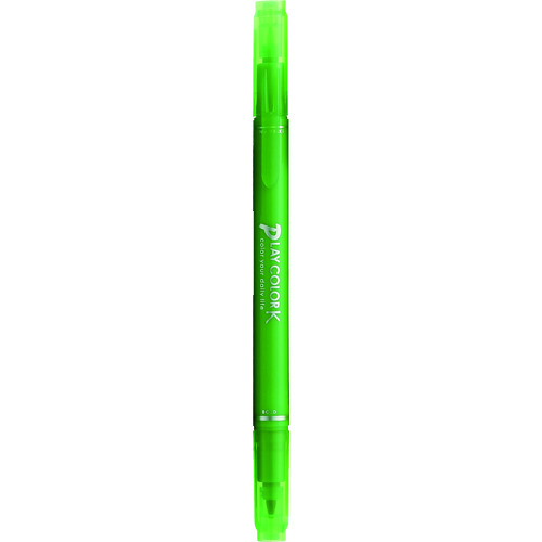 トラスコ中山 Tombow 水性サインペンプレイカラーK黄緑（ご注文単位 1本）【直送品】