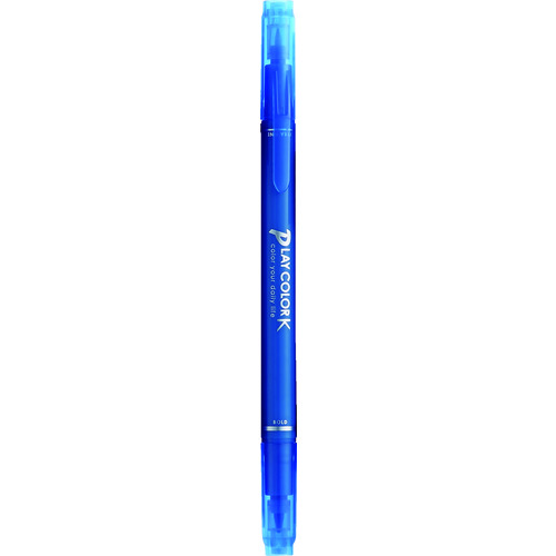 トラスコ中山 Tombow 水性サインペンプレイカラーK青（ご注文単位 1本）【直送品】