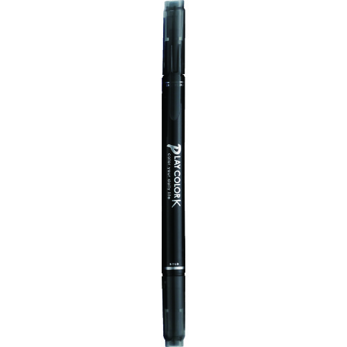 トラスコ中山 Tombow 水性サインペンプレイカラーK黒（ご注文単位 1本）【直送品】