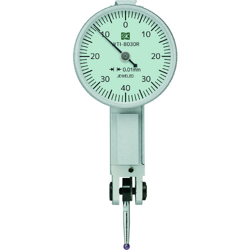トラスコ中山 SK ダイヤルインジケータ 測定範囲0-0.8mm 最小表示0.01mm　114-4601（ご注文単位 1個）【直送品】