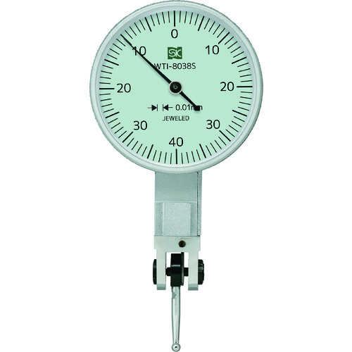 トラスコ中山 SK ダイヤルインジケータ 測定範囲0-0.8mm 最小表示0.01mm　114-4600（ご注文単位 1個）【直送品】