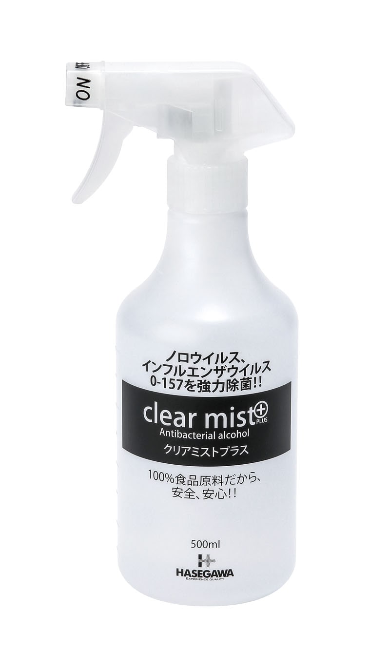 クリーン・シェフ　アルコール除菌剤 クリアミストプラス　500ml 1個（ご注文単位1個） ※軽【直送品】