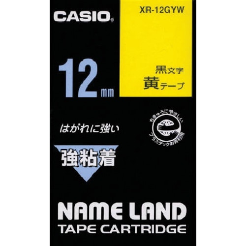 トラスコ中山 カシオ ネームランド用強粘着テープ12mm　803-6733（ご注文単位 1個）【直送品】