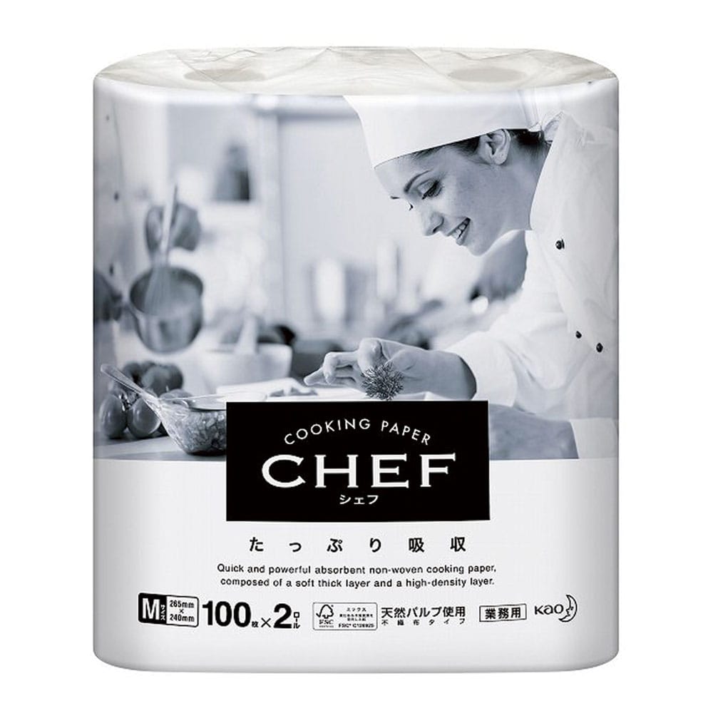 花王　CHEF　たっぷり吸収 M（12ロール入） 1箱（ご注文単位1箱）【直送品】