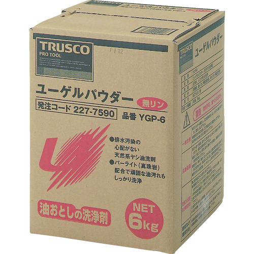 トラスコ中山 TRUSCO ユーゲルパウダー 6kg（ご注文単位 1個）【直送品】