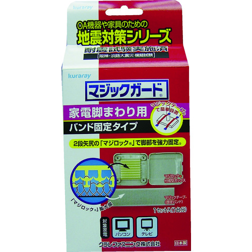 トラスコ中山 クラレ マジックガード（家電脚まわり用） 469-5411  (ご注文単位1袋) 【直送品】