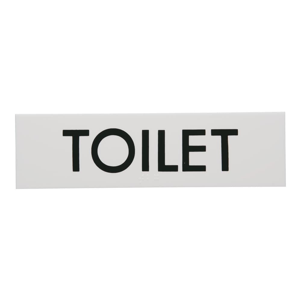 点字サイン　TS268-10TOILET  1袋（ご注文単位1袋）【直送品】