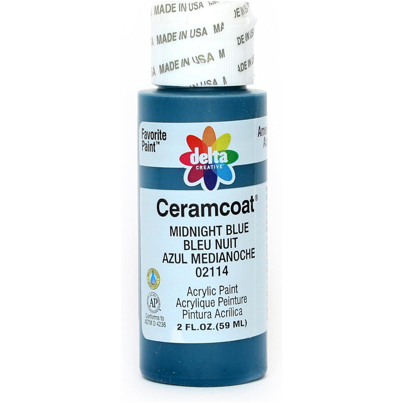 プラッド アクリル絵具 セラムコート ミッドナイトブルー CE-2114 2oz.(59ml) 1個（ご注文単位1個）【直送品】