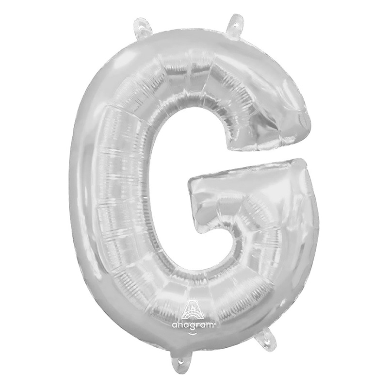 TakaraTec レターバルーン アルファベット 16インチ G シルバー  1枚（ご注文単位1枚）【直送品】