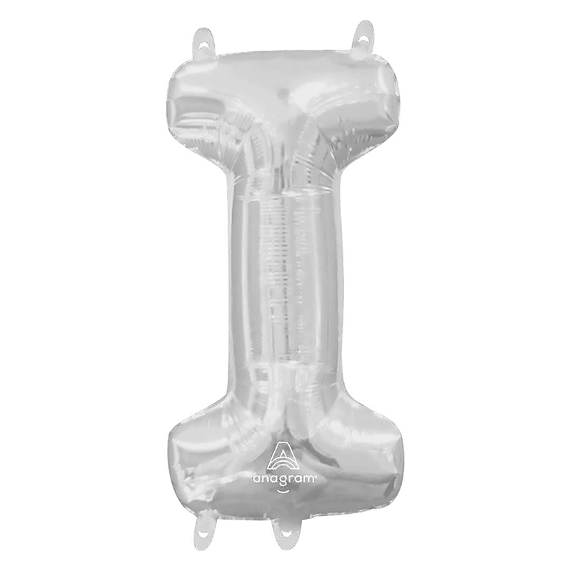 TakaraTec レターバルーン アルファベット 16インチ I シルバー  1枚（ご注文単位1枚）【直送品】