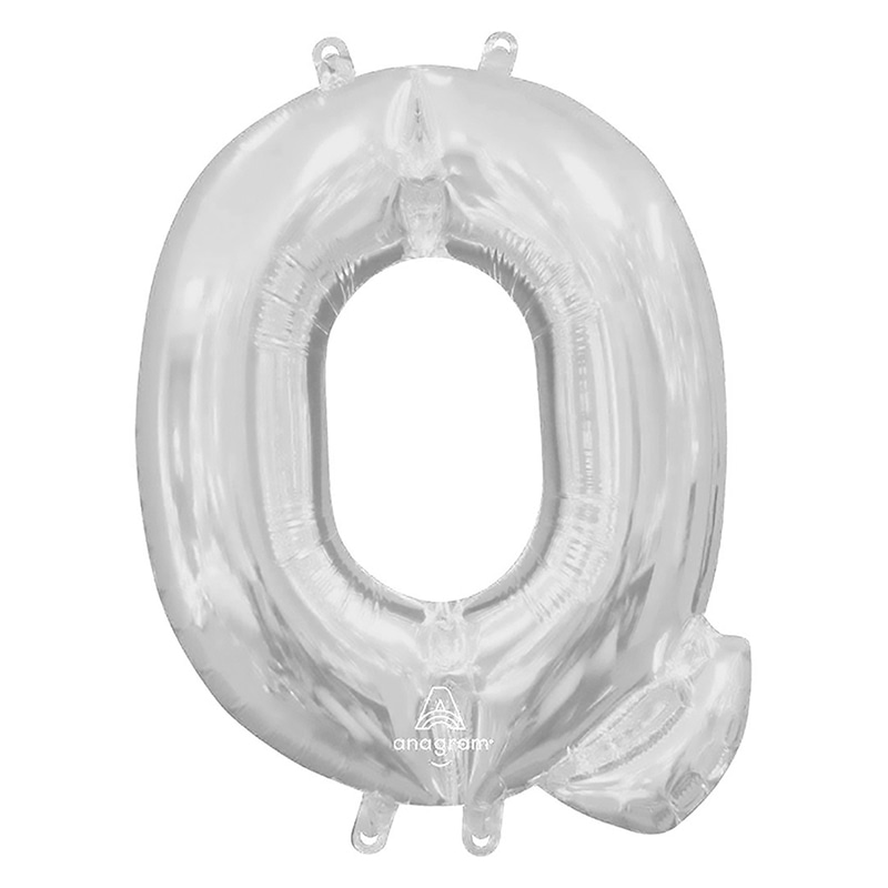 TakaraTec レターバルーン アルファベット 16インチ Q シルバー  1枚（ご注文単位1枚）【直送品】