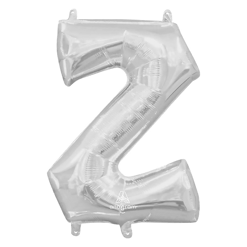 TakaraTec レターバルーン アルファベット 16インチ Z シルバー  1枚（ご注文単位1枚）【直送品】
