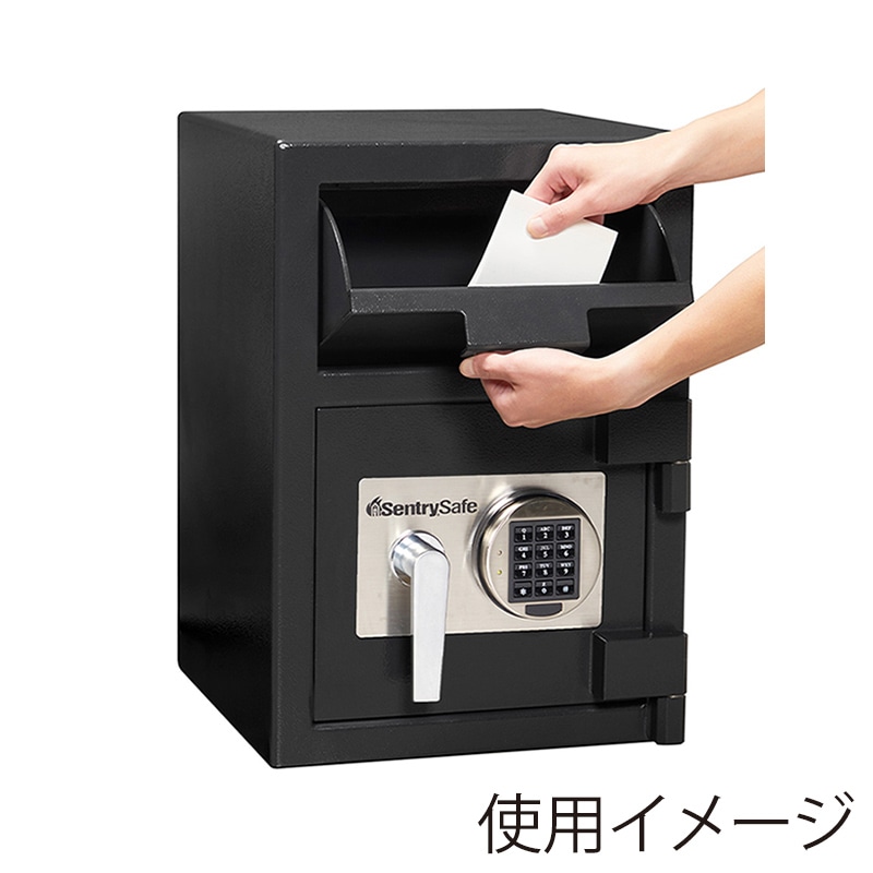 マスターロック・セントリー 据置型保管庫 投入式 26.6L テンキー DH-074E 1台(ご注文単位1台)【直送品】