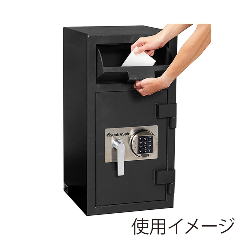 マスターロック・セントリー 据置型保管庫 投入式 45.3L テンキー DH-134E 1台(ご注文単位1台)【直送品】