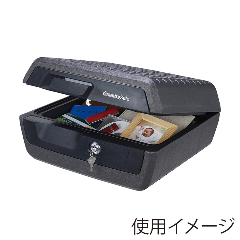 マスターロック・セントリー ポータブル耐火・耐水保管庫 ウォータープルーフ 10.2L 30分耐火 フラットキー CHW30100 1台(ご注文単位2台)【直送品】