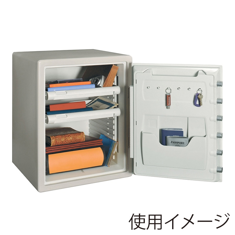 マスターロック・セントリー 据置型シンプル金庫 ビッグボルト L ダイヤル式 JF205CV 1台(ご注文単位1台)【直送品】