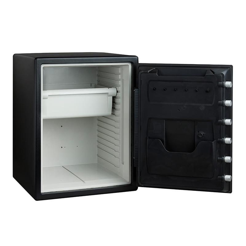 マスターロック・セントリー 据置型スタンダード金庫 ビッグボルト 指紋認証 L テンキー式 JFW205BXL 1台(ご注文単位1台)【直送品】