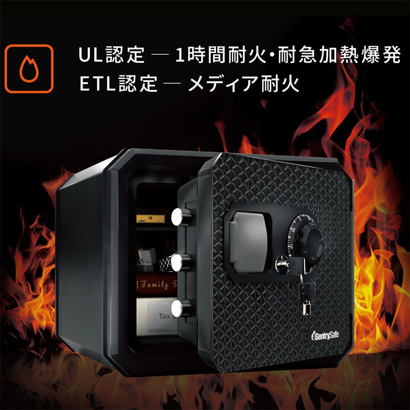 マスターロック・セントリー 据置型ハイエンド金庫 PREMIUM CROSS テンキータイプ 22.9L JPW082HSB 1台(ご注文単位1台)【直送品】