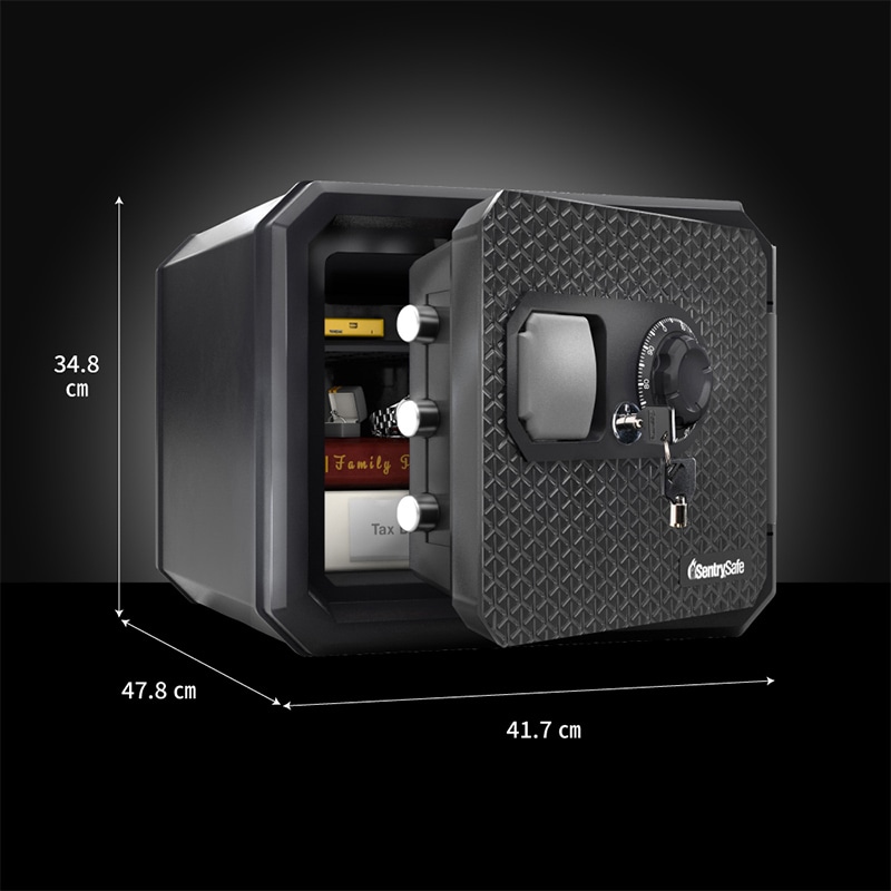 マスターロック・セントリー 据置型ハイエンド金庫 PREMIUM CROSS テンキータイプ 22.9L JPW082HSB 1台(ご注文単位1台)【直送品】