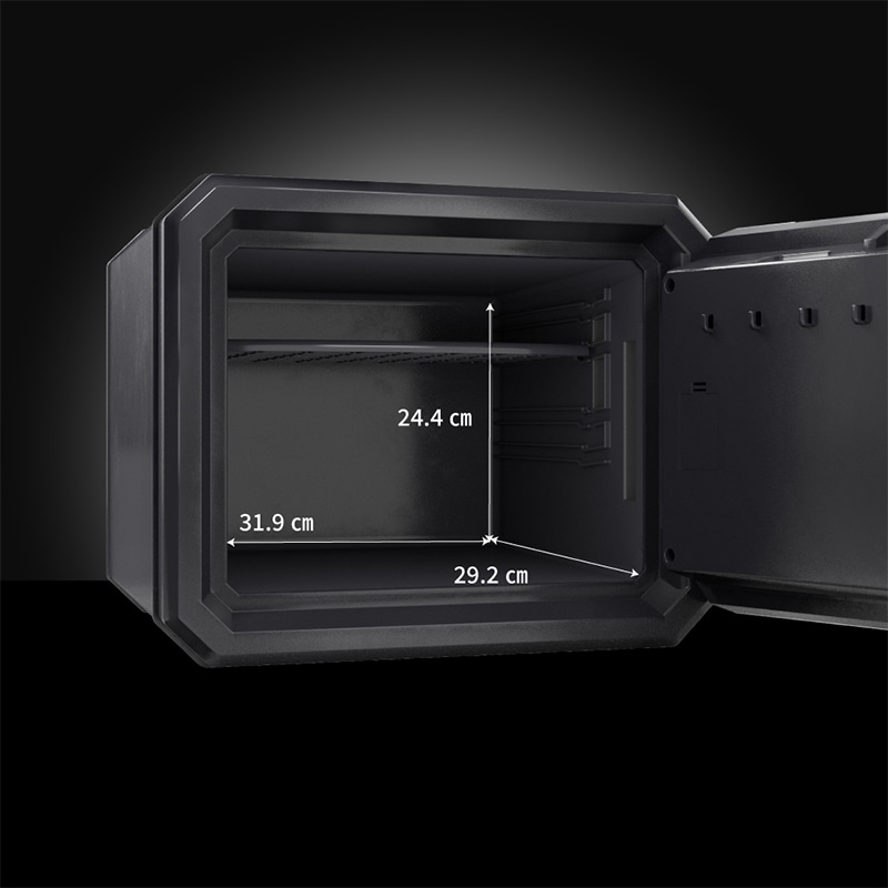 マスターロック・セントリー 据置型ハイエンド金庫 PREMIUM CROSS テンキータイプ 22.9L JPW082HSB 1台(ご注文単位1台)【直送品】