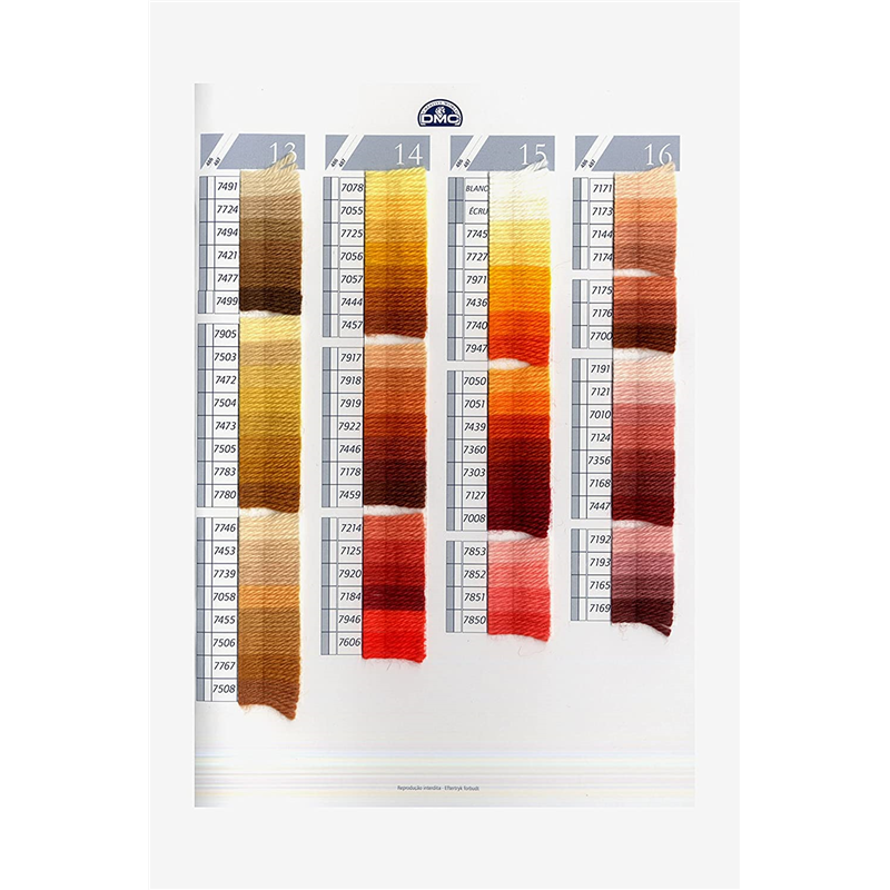 DMC T55884:W55884見本帳 現物付見本帳 W125A 1冊(ご注文単位1冊)【直送品】