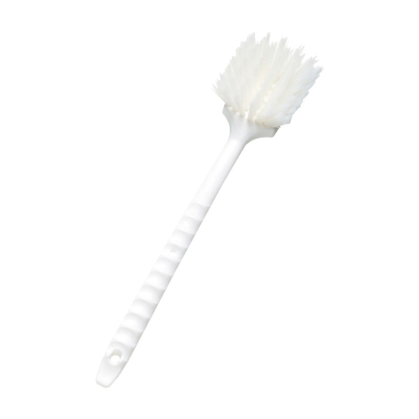 ロングハンドルブラシ 4050102 ホワイト 1個(ご注文単位1個)【直送品】