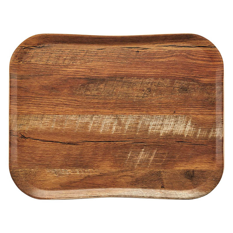 キャンブロ　センチュリー　ウッド調トレイ ブラウンオーク VTC3343T（F87） 1個（ご注文単位1個）【直送品】