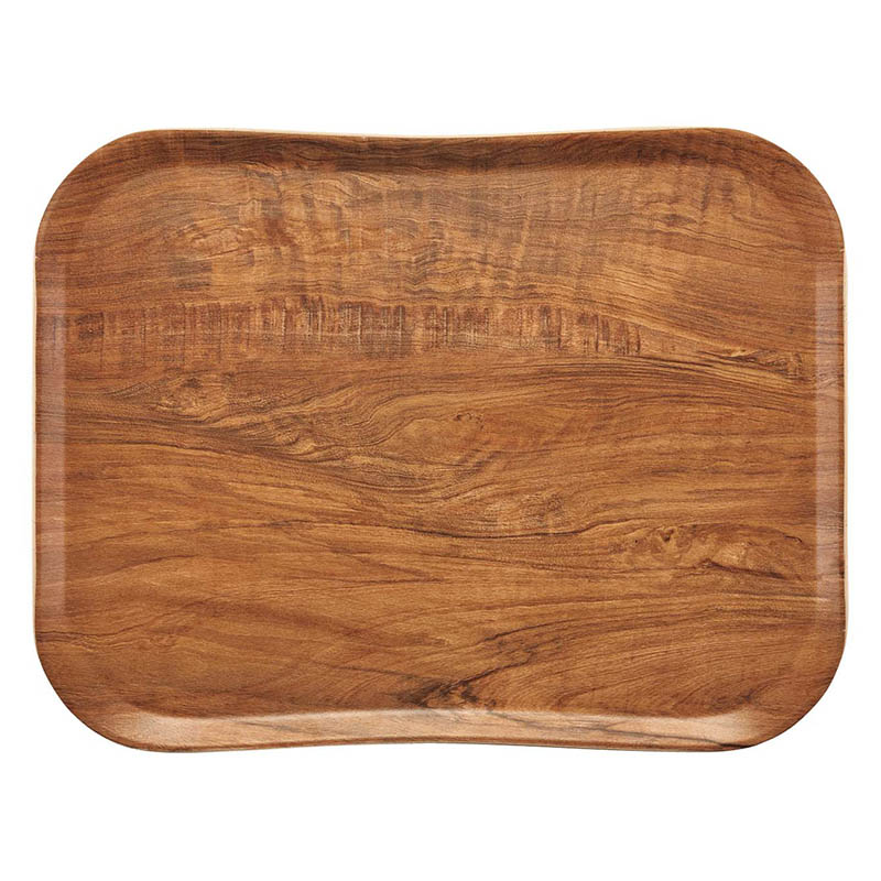 キャンブロ　センチュリー　ウッド調トレイ ブラウンオリーブ VTC3343T（F90） 1個（ご注文単位1個）【直送品】