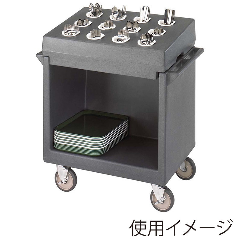 キャンブロ トレー&ディッシュカート TDCR12(157)C/B 1台(ご注文単位1台)【直送品】
