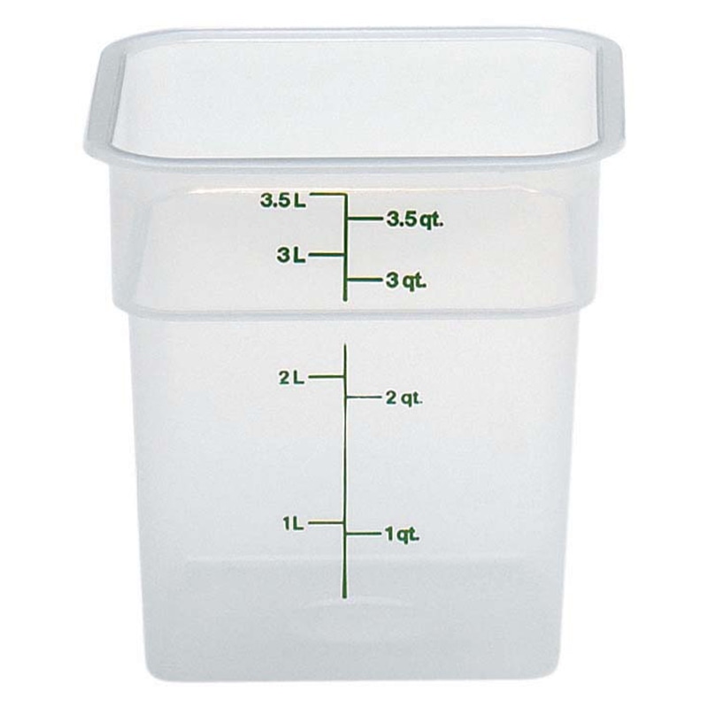 キャンブロ　角型　フードコンテナー本体 4SFSPP　ナチュラル  1個（ご注文単位1個）【直送品】