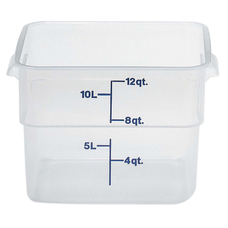 キャンブロ 角型 フードコンテナー本体 12SFSPP ナチュラル 1個(ご注文単位1個)【直送品】