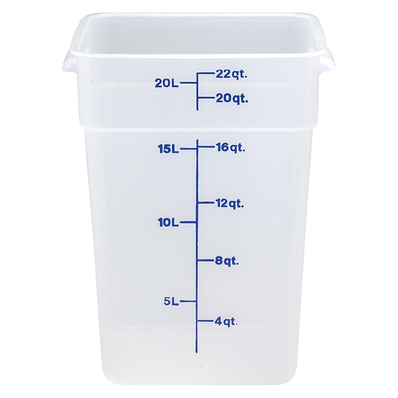 キャンブロ 角型 フードコンテナー本体 22SFSPP ナチュラル 1個(ご注文単位1個)【直送品】