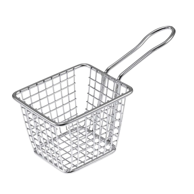 ミニ ステンレス フライバスケット レクタン FRYT433 1個(ご注文単位1個)【直送品】