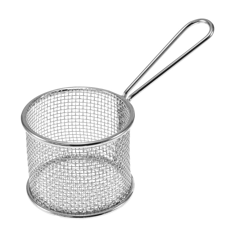 ミニ ステンレス フライバスケット ラウンド FRYR375 1個(ご注文単位1個)【直送品】