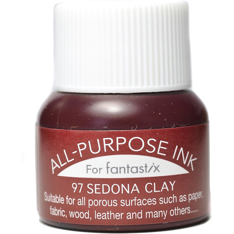 ツキネコ オールパーパスインク 多用途インク 布 皮革 紙 木材 15ml セドナグレイ API-97 1個（ご注文単位1個）【直送品】