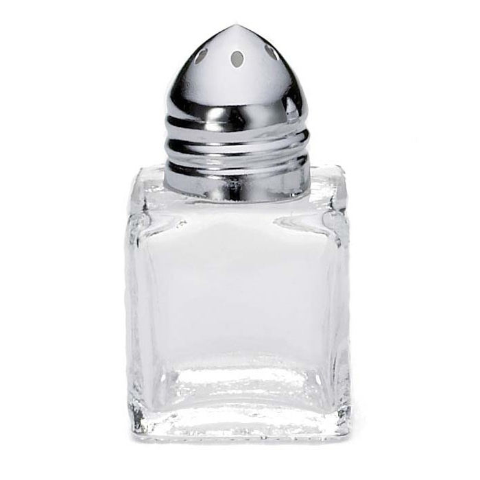 テーブルクラフト キューブ ソルト&ペッパーシェーカー クローム 30S&P 1個(ご注文単位1個)【直送品】