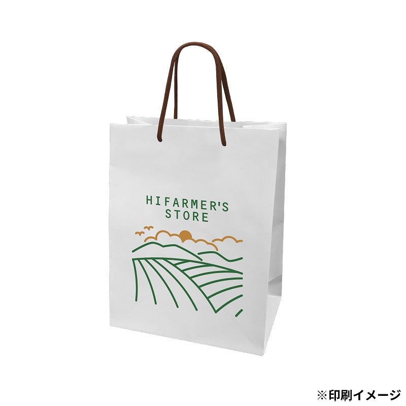 >【オリジナル印刷】特注TCB 高級手提げ袋 220×120×270 2色 ベタ無 500枚