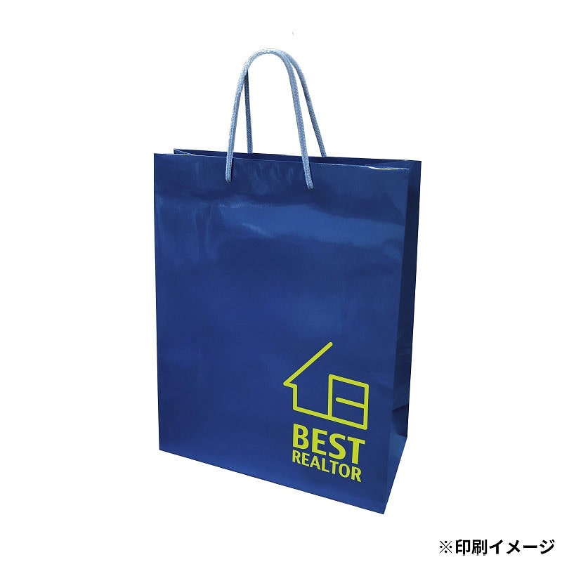 【オリジナル印刷】特注TCB 高級手提げ袋 255×100×355 2色 ベタ有 500枚