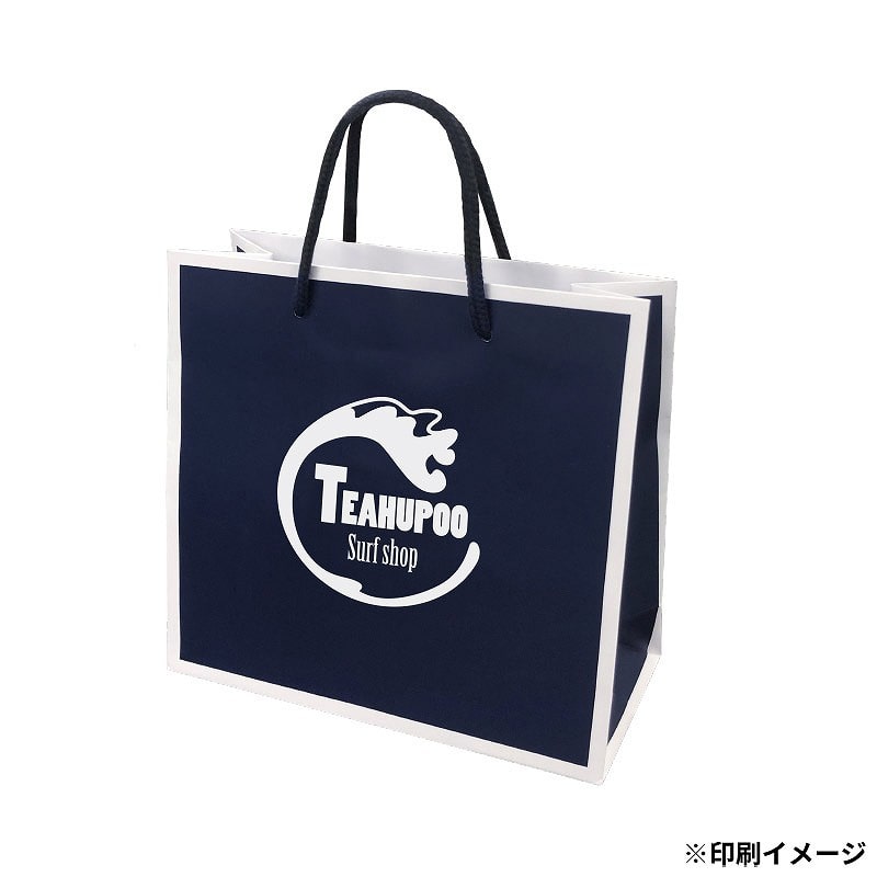 >【オリジナル印刷】特注TCB 高級手提げ袋 330×100×300 1色 ベタ有 500枚